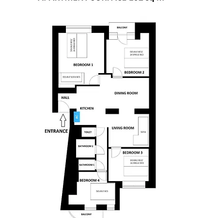 Lejlighed Warszawska Street *